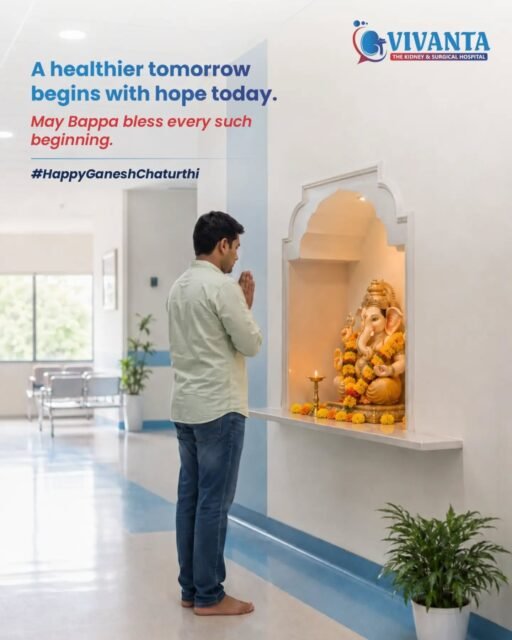This Ganesh Chaturthi, may Lord Ganesha remove every obstacle, bring strength to every patient, and bless every healing journey with hope, positivity and better health.🙏

Ganpati Bappa Morya!
[Celebration, Ganesh chaturthi, Ganpati Bappa morya, Health, Hospital, Kidney Stone]